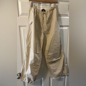 Aeropostale Cream Track Pants